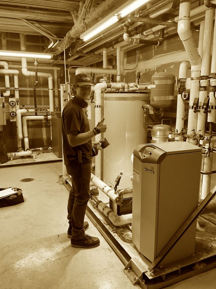 Repaired a boiler