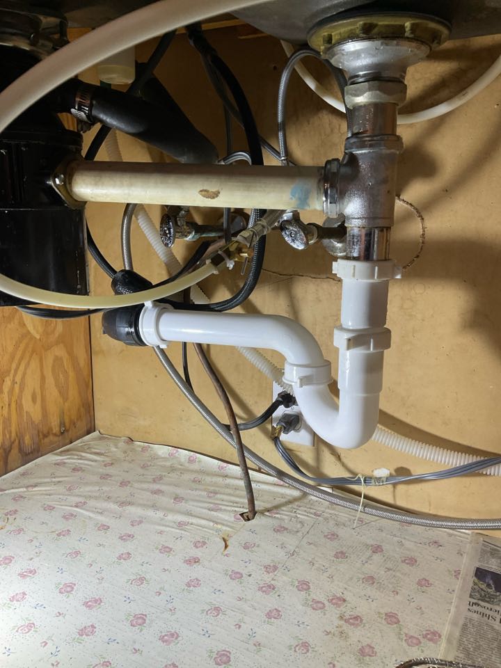 Cleared clogged sink 