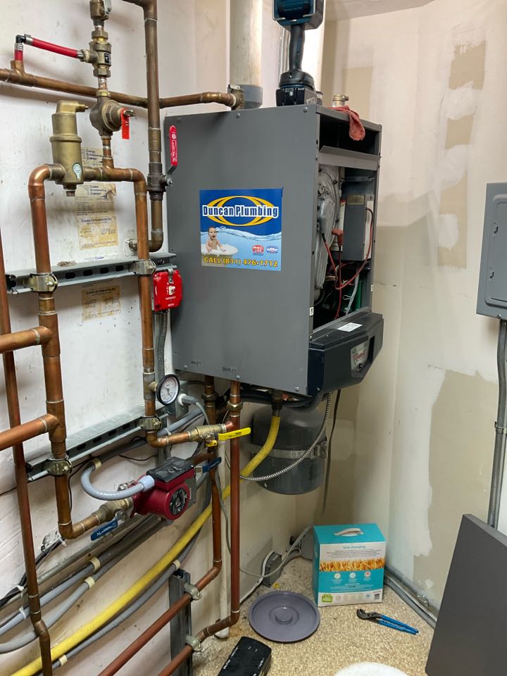 Repaired hydronic heating system