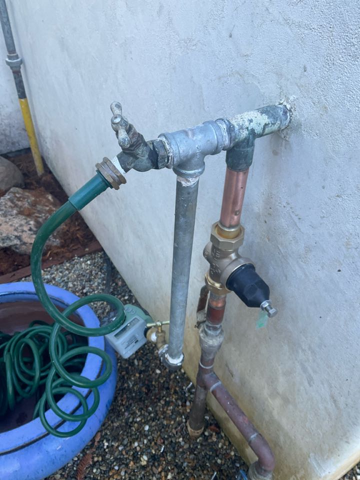 Replaced pressure reducing valve