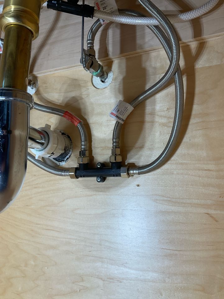 Replaced crossover valve for recirculation system