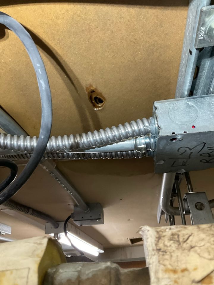 Repaired leak