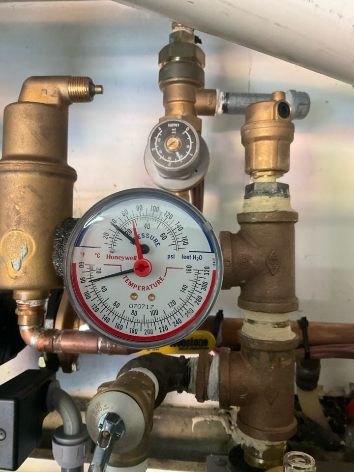 Repaired heating system