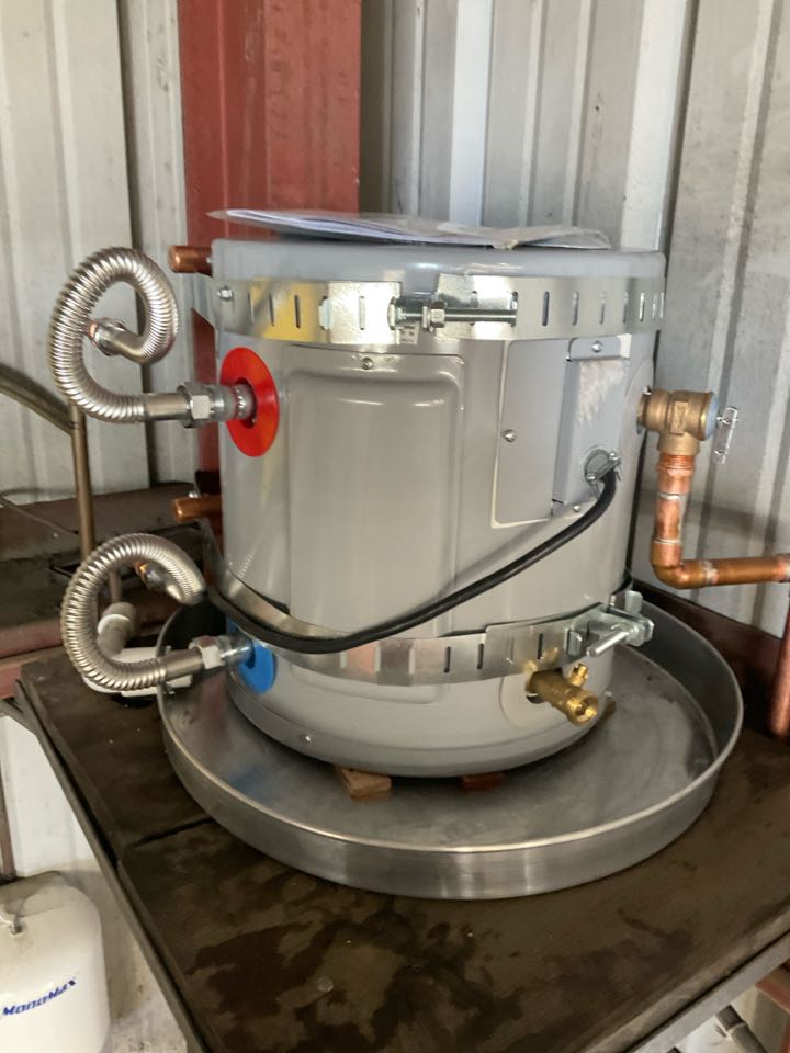 Replaced water heater