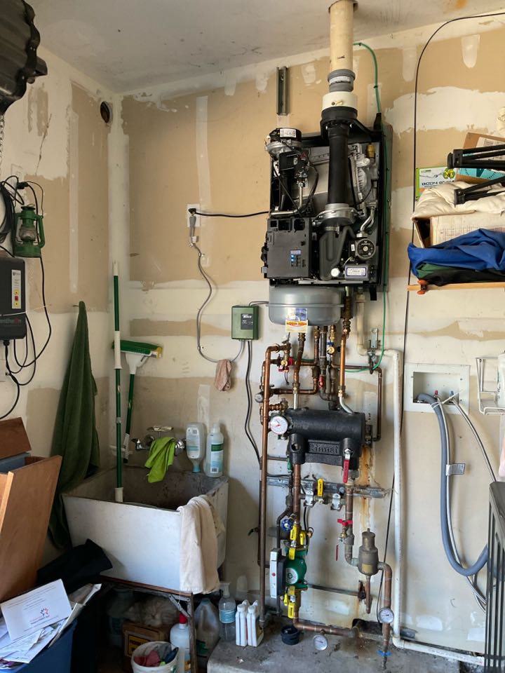 Inspected hydronic heating system