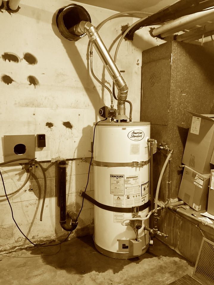 Inspected water heater.