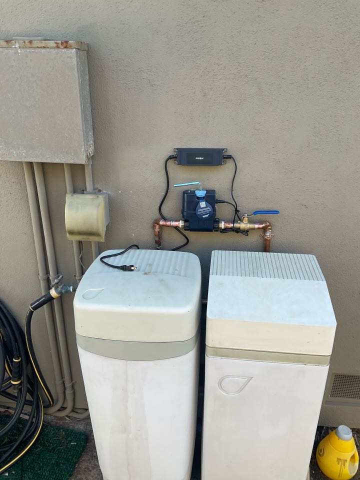 Installed Moen water shutoff