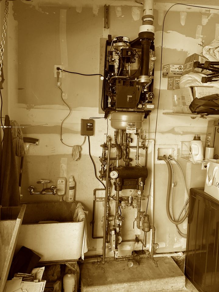Repaired hydronic heating system 
