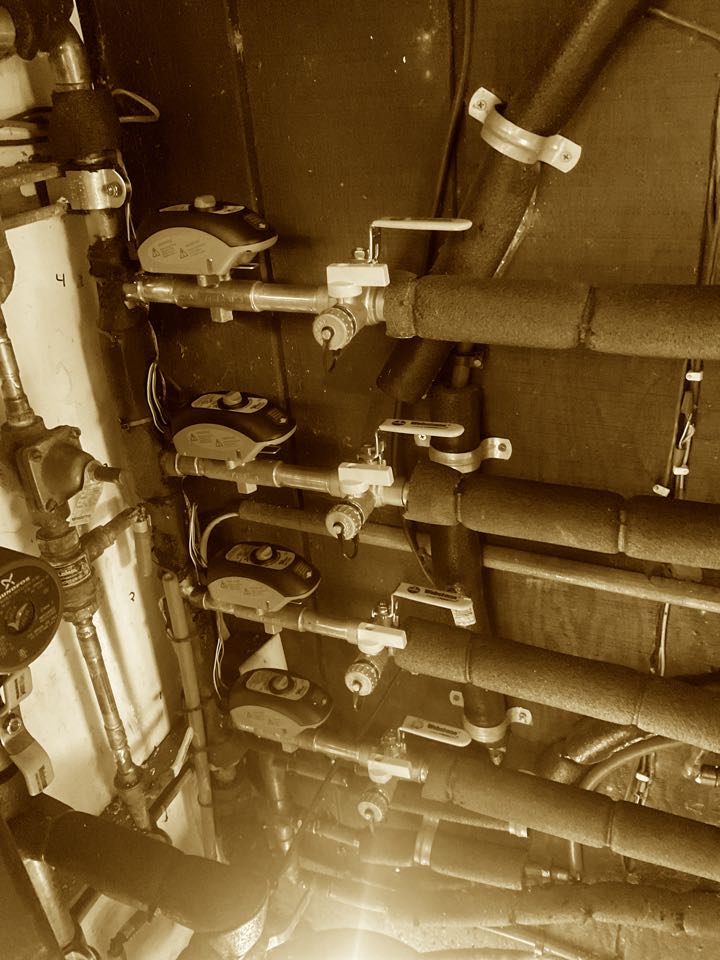 Repaired heating system