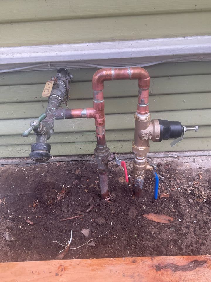 Replaced Pressure reducing valve