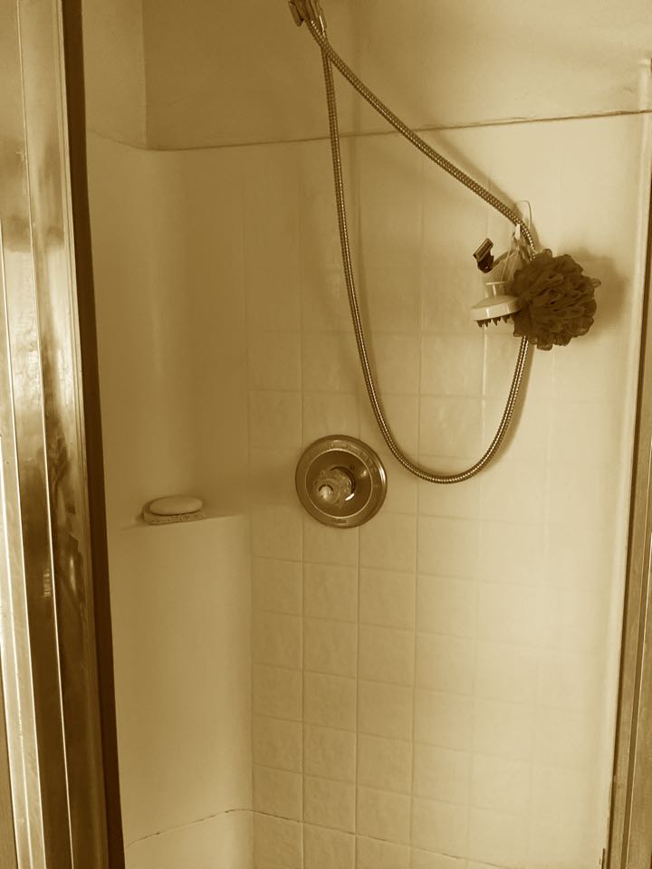 Inspected two tub and shower valves