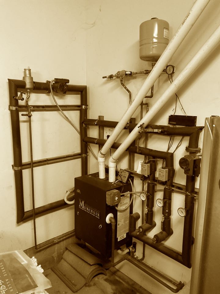 Repaired heating system