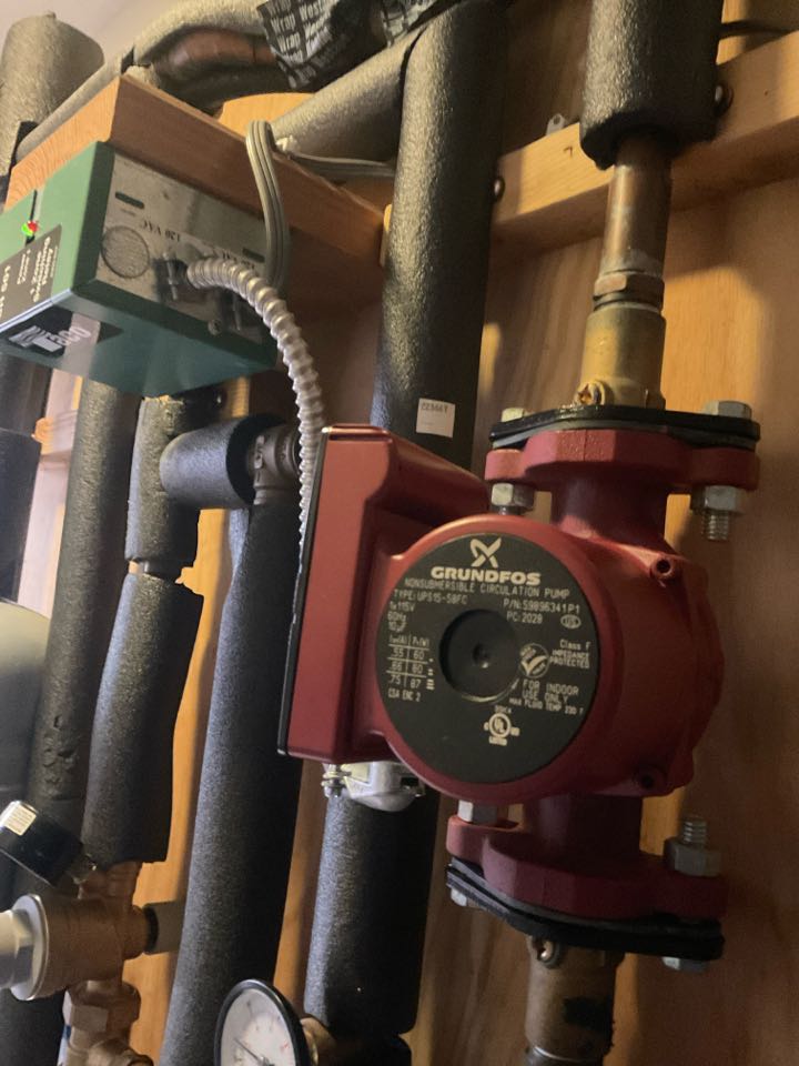 Repaired heating system
