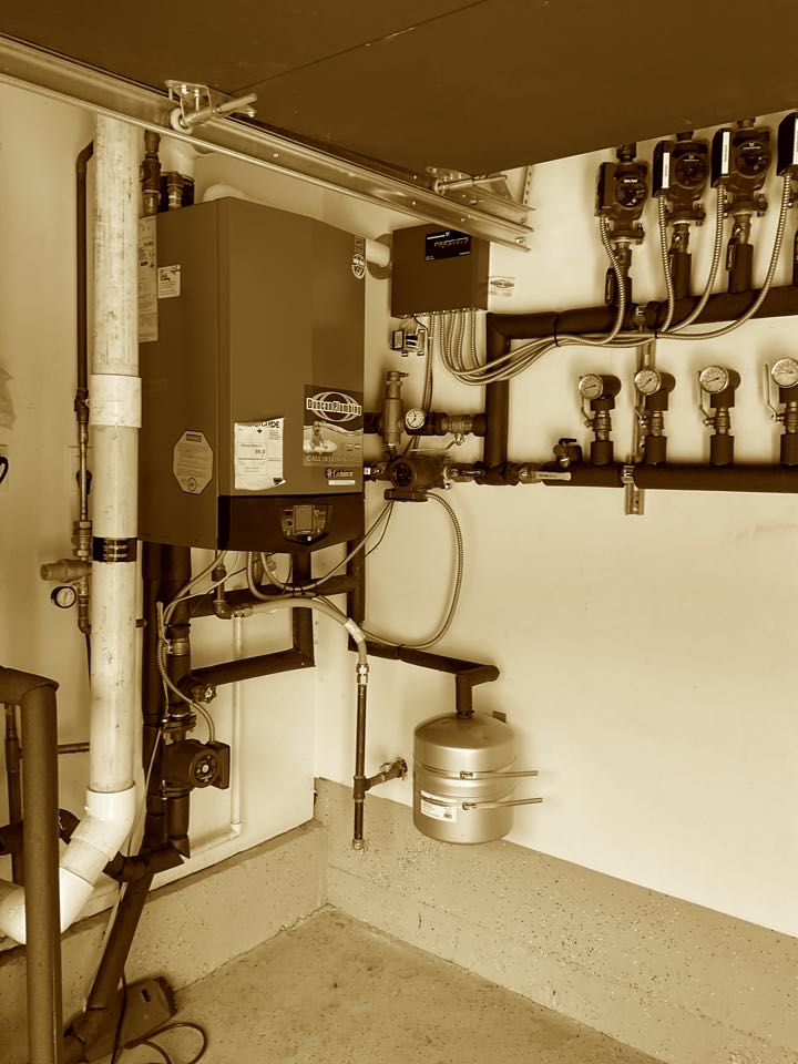 Repaired heating system