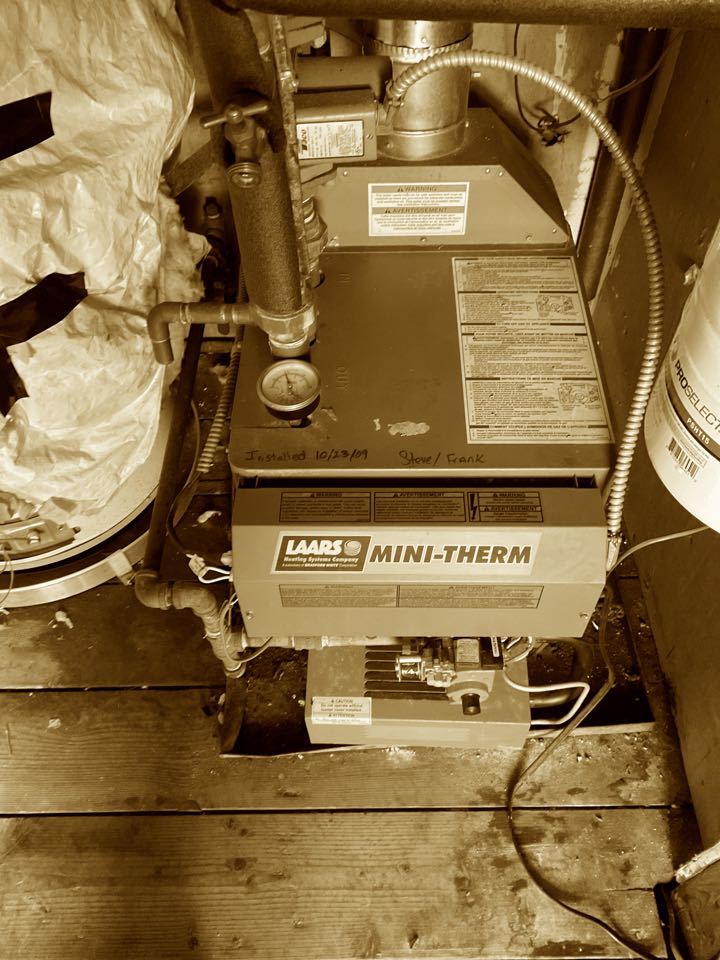 Repaired heating system 