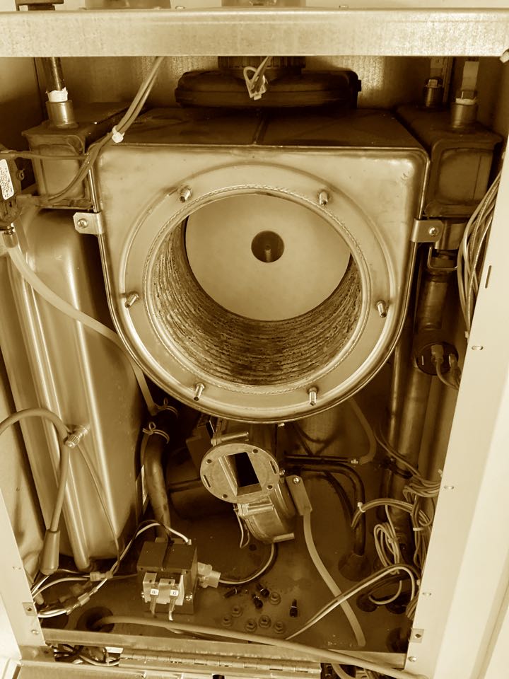 Repaired heating system