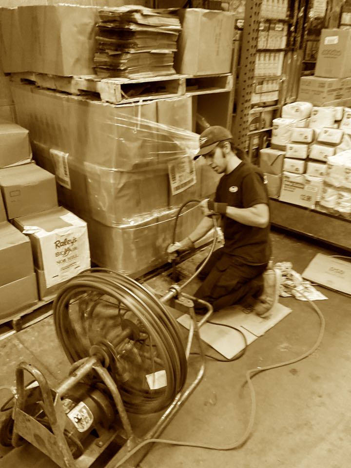 Cleared commercial,drain line