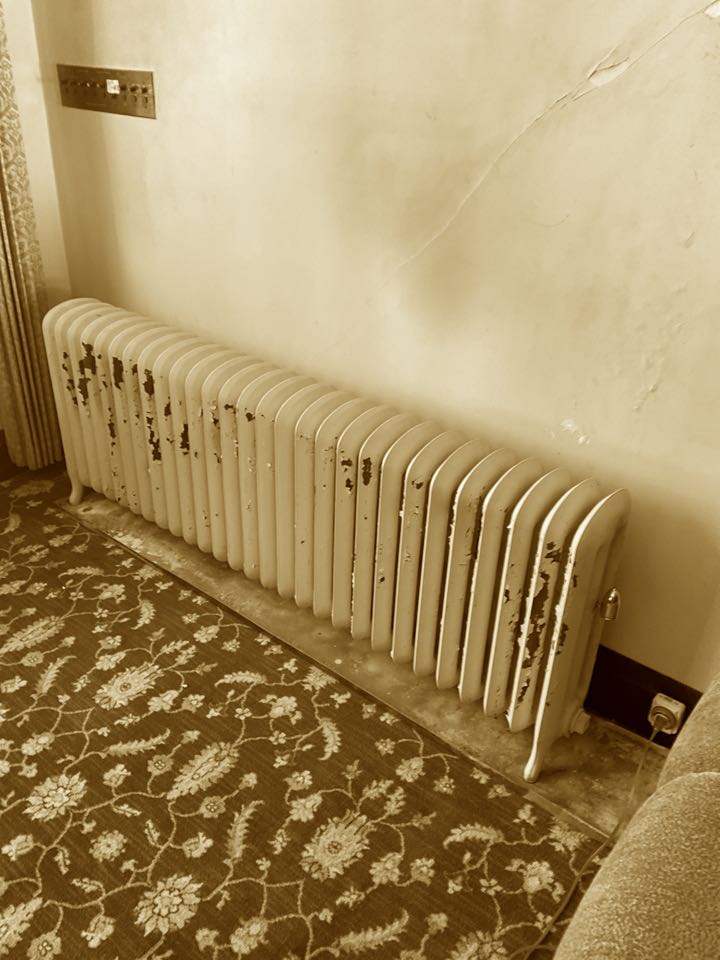 Repaired a steam radiator.