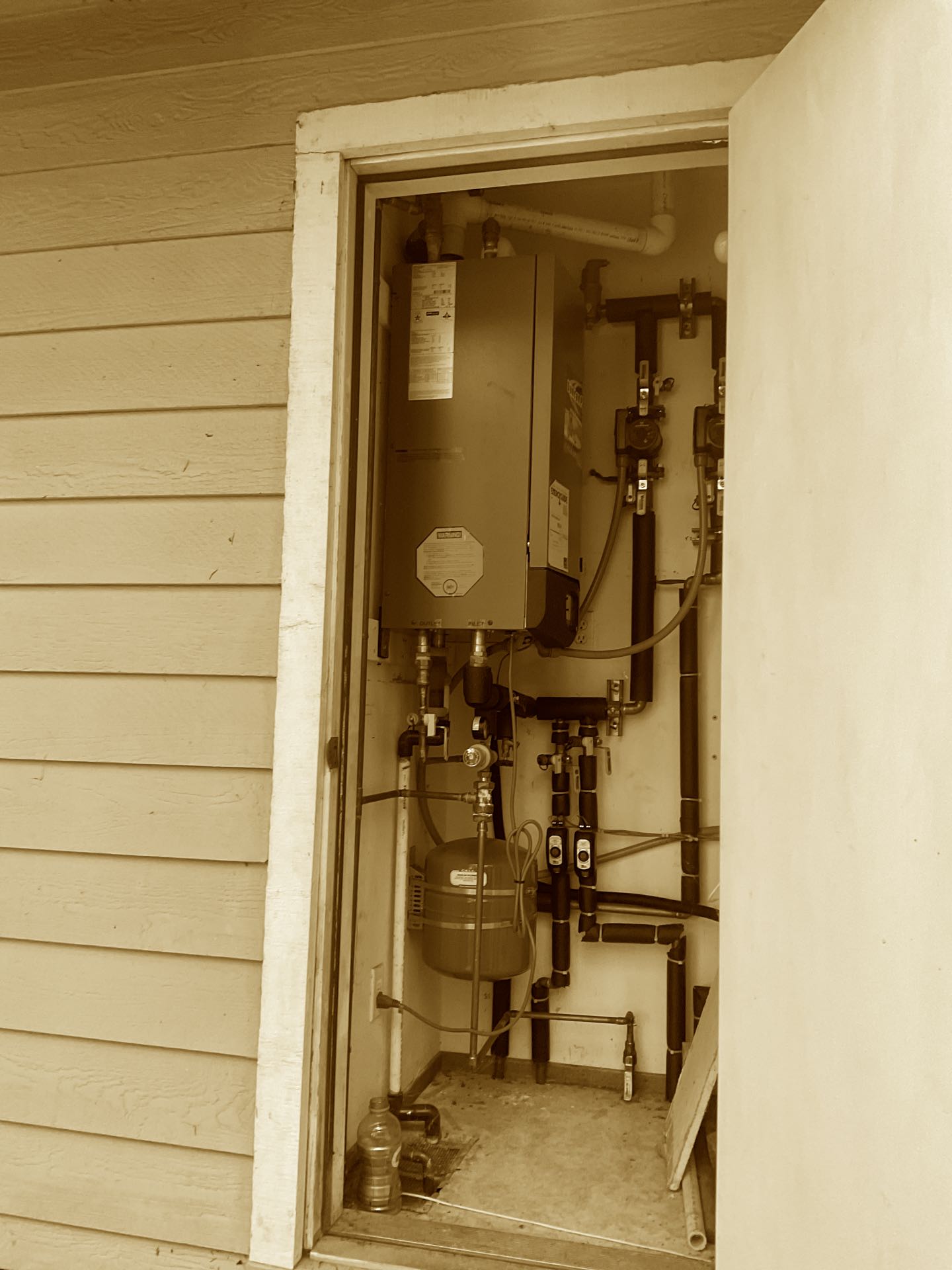 Scotts Valley, CA - Serviced boiler
