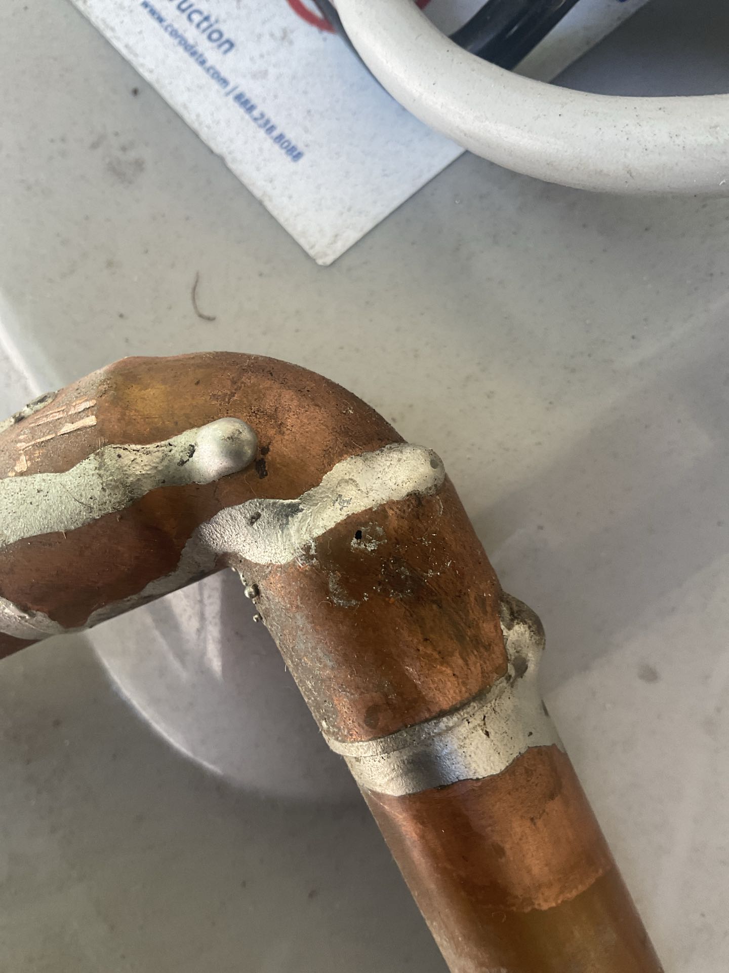 Capitola, CA - Repaired leaking water line. Capitola, CA - Repaired leaking water line.