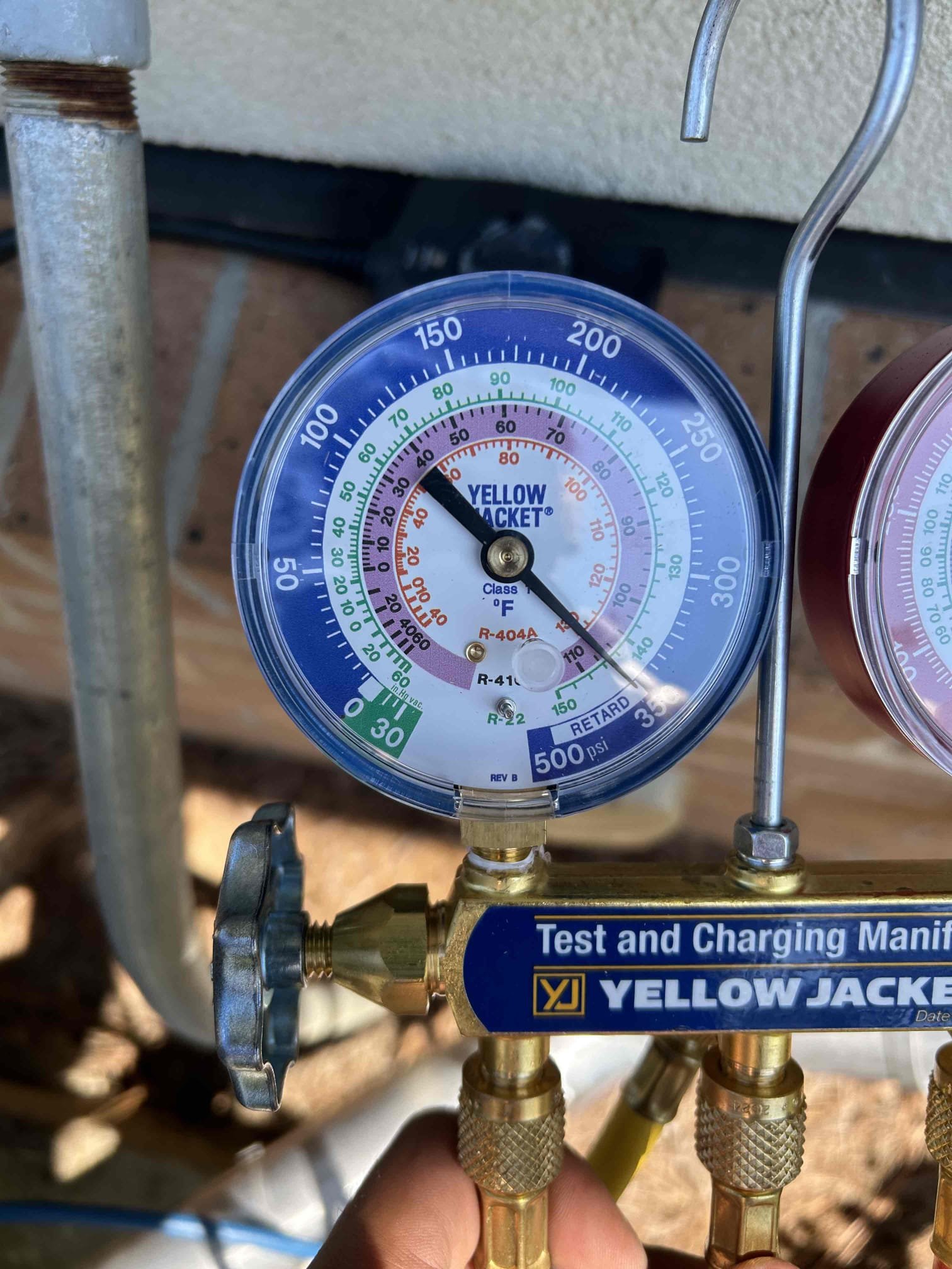 Large leak in evaporator coil. Not repairable. CONDENSING UNIT CARRIER UNIT 15 SEER