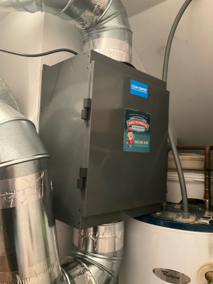 Hepa air cleaner installation Louisville Kentucky 