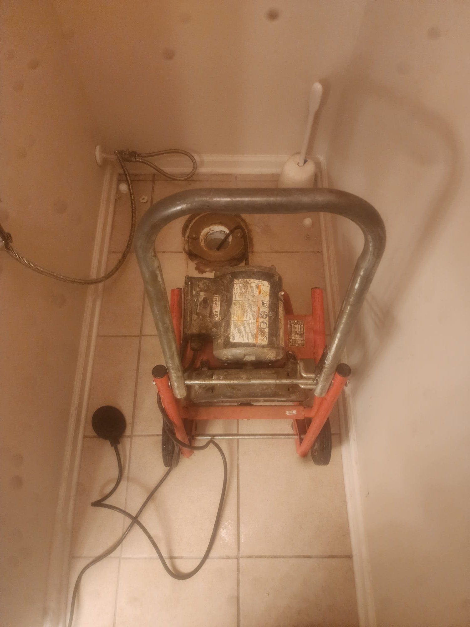 Main sewer clog