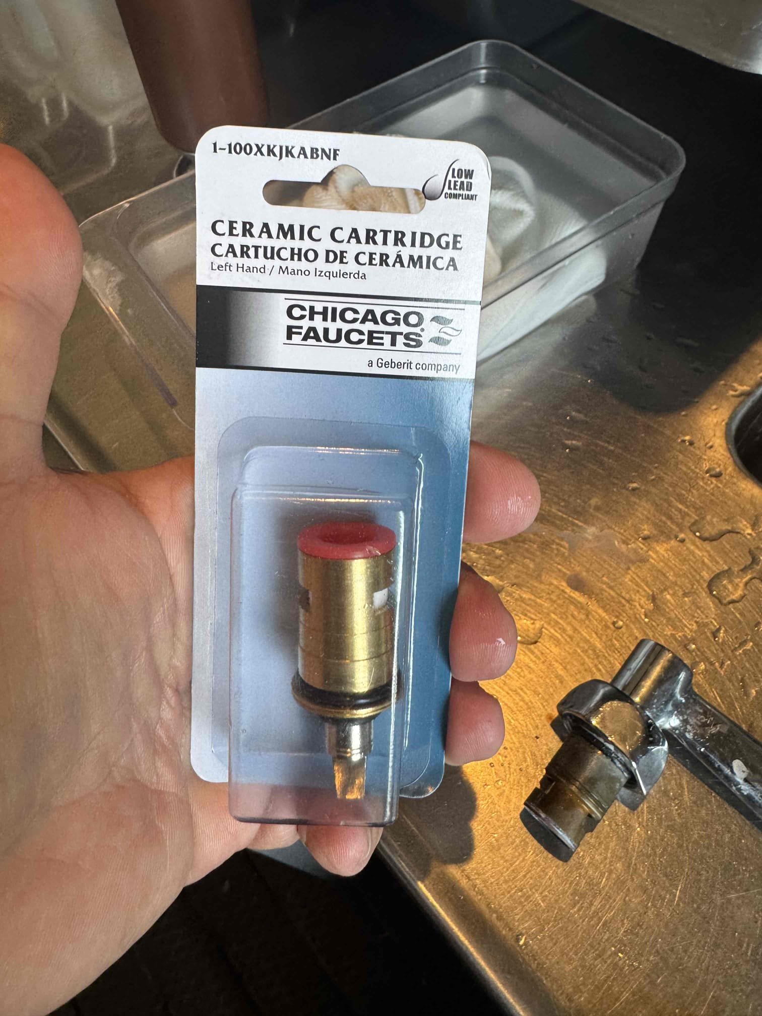 I replaced the hot and cold spindles on the Zurn faucet at the drive-thru dump sink, which had been leaking. The issue was resolved after installing a Chicago hot spindle and a Chicago cold spindle. Additionally, I addressed a leak at the mop sink, which was still dripping after a previous inspection. The sink requires replacement, and I will use a 24x24 mop sink, along with a tube of liquid nails for the tile and a small amount of hydraulic concrete. The shift manager signed off on the work, and I ensured all tasks were completed to satisfaction.