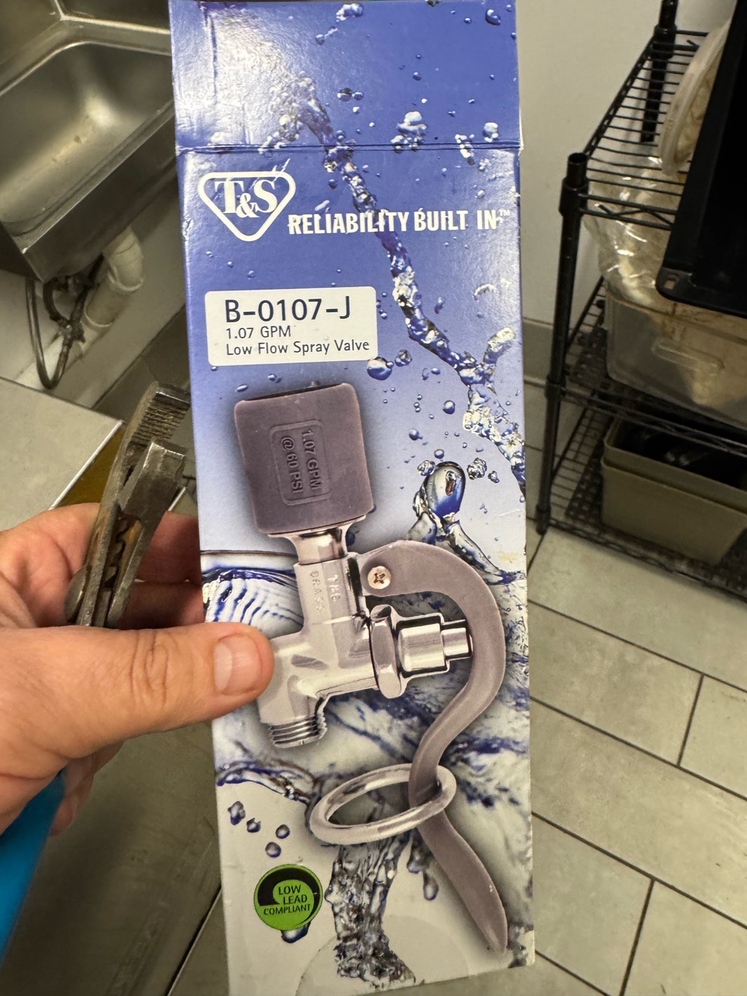 I successfully replaced the hand sprayer on the composite sink faucet. The old sprayer was removed and the new TNS hand sprayer was installed. After installation, I tested the sprayer to ensure it was functioning correctly. The water flow is steady and the spray pattern is even, indicating the job was completed to a high standard. The customer is now able to use the faucet with ease.