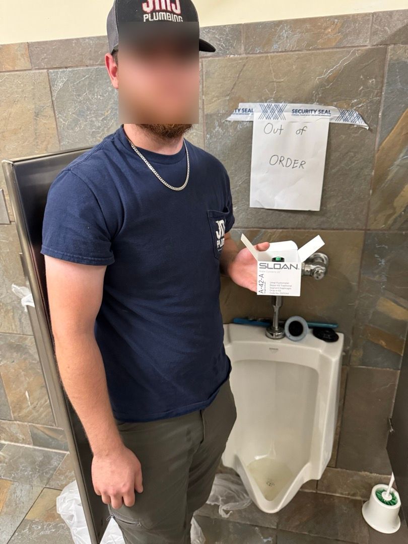 Upon arrival, I assessed the urinal and discovered that it was not flushing at all. After a thorough inspection, I identified that the diaphragm was broken, preventing proper flushing. I then proceeded to replace the broken diaphragm with a new Sloan 1.0 Gpf Diaphragm. This involved carefully disassembling the urinal to access the diaphragm and ensuring the new part was correctly installed. Following the replacement, I tested the urinal multiple times to confirm that it was functioning correctly. The urinal is now flushing as intended, and I ensured everything was clean and in order before concluding the job.