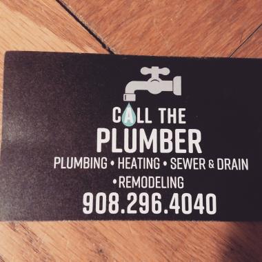 Call the plumber