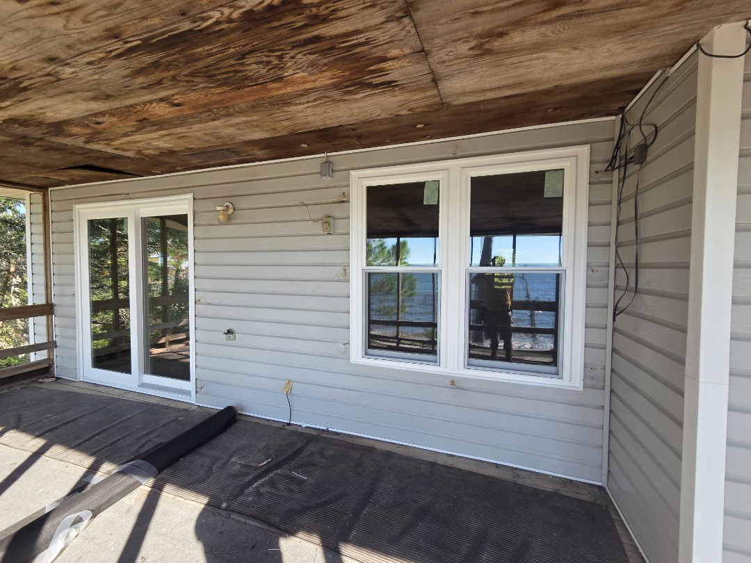 13 impact windows, 3 impact sliding  glass doors