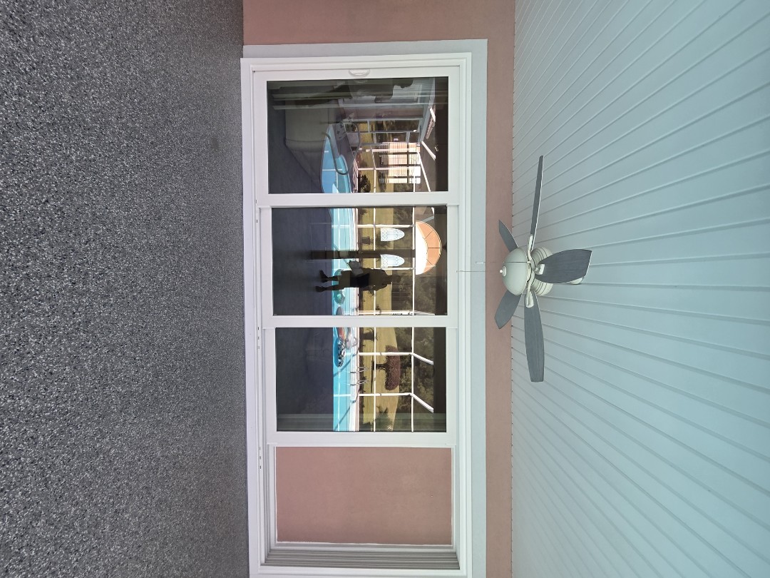 2 impact windows one triple, sliding glass door and 2 entry. Doors.