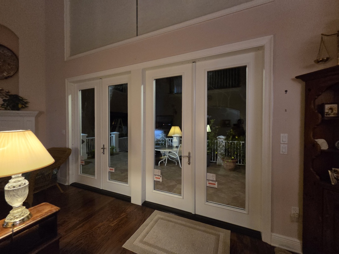 2 impact french doors and 3 igu / windows 