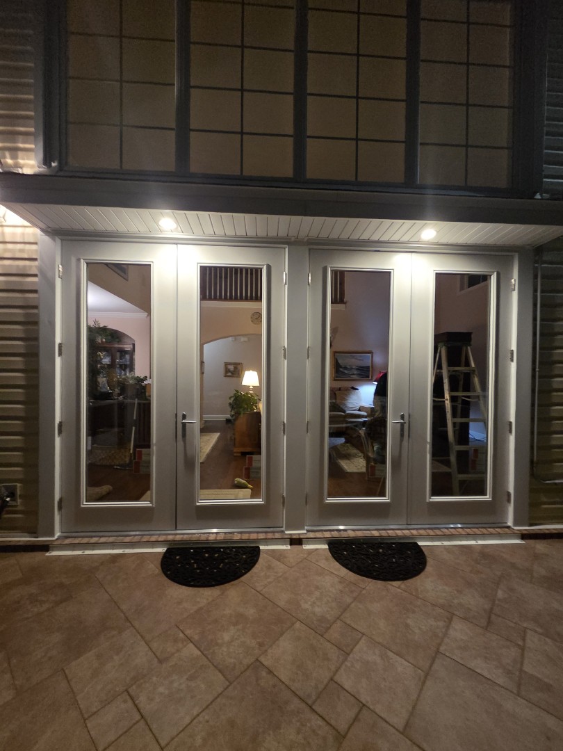 2 impact french doors and 3 igu / windows 
