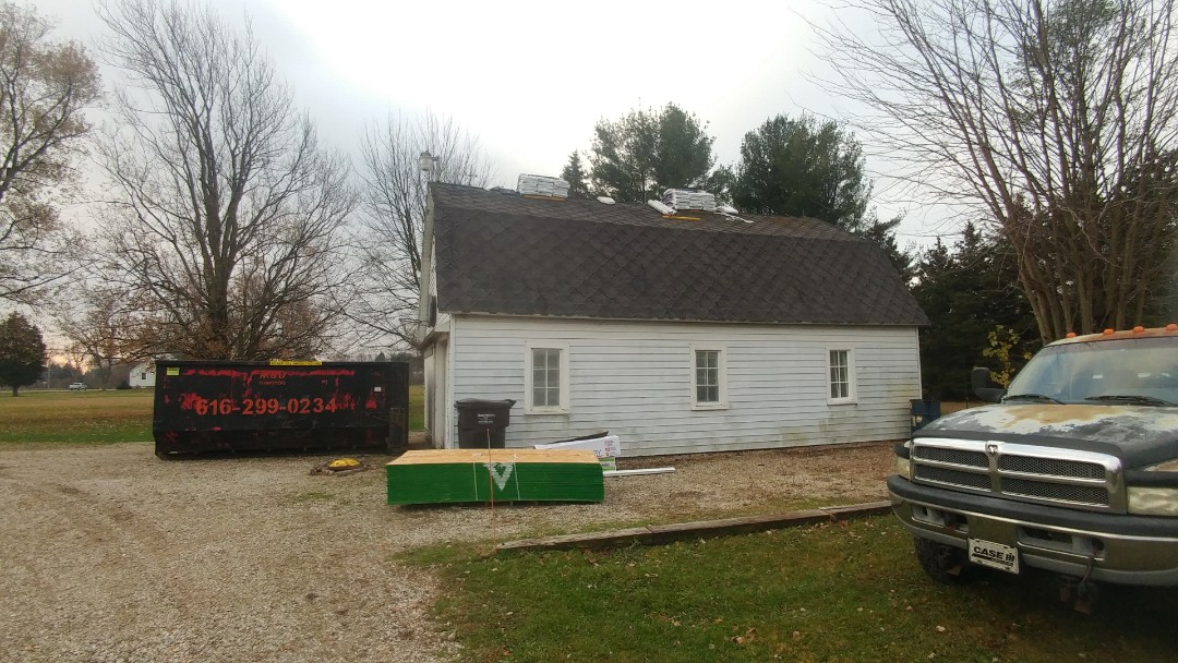 Zeeland, MI - This old barn is getting a brand new roof. Can't wait to see what it looks like after Zeeland, MI - This old barn is getting a brand new roof. Can't wait to see what it looks like after