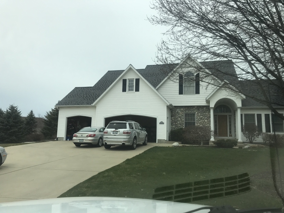 Zeeland, MI - Missing some shingles and Sharp is going to do a thorough inspection Zeeland, MI - Missing some shingles and Sharp is going to do a thorough inspection