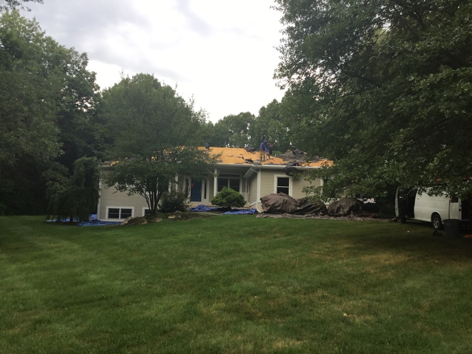 Caledonia, MI - This home is going to look beautiful with a new GAF Timberline Shingled roof. Caledonia, MI - This home is going to look beautiful with a new GAF Timberline Shingled roof.