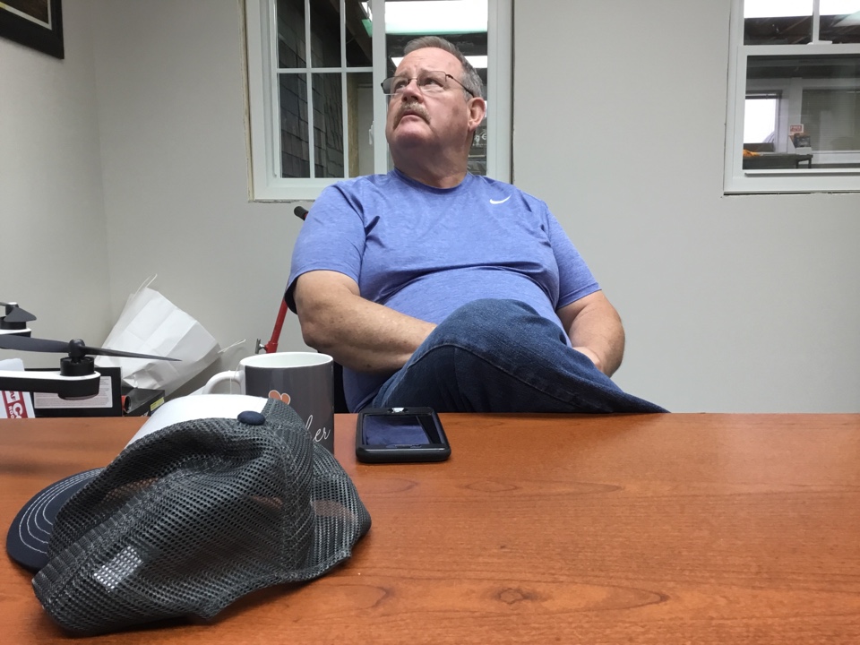 Holland, MI - Thinking about a nap at Sharp Construction, Holland, MI Holland, MI - Thinking about a nap at Sharp Construction, Holland, MI