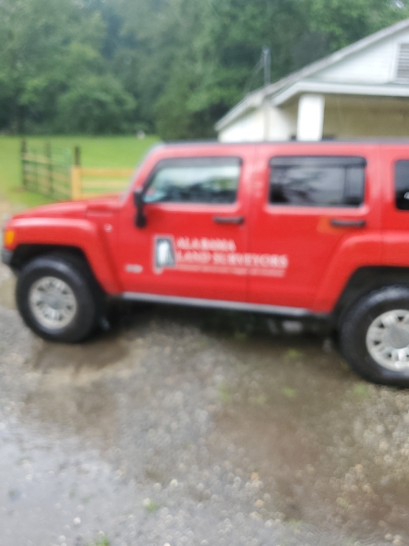 We finished this survey in Dadeville right before the rain hit!