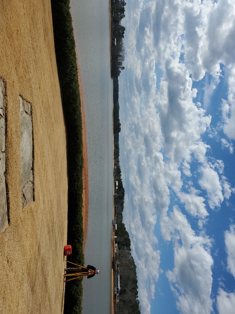 We are working on an elevation certificate on Lake Martin in Dadeville! It is BEAUTIFUL!