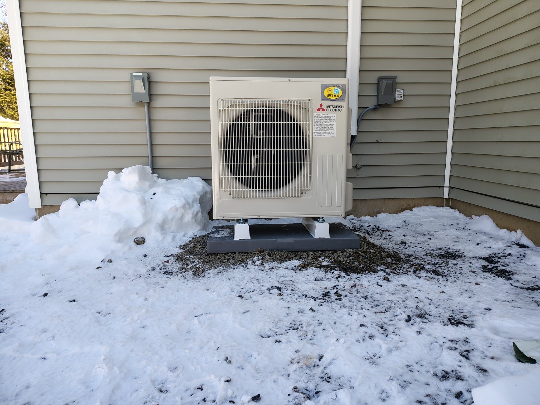 Mitsubishi Heat Pump Install 