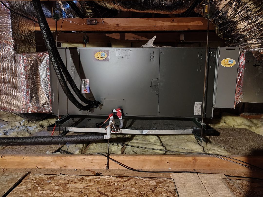 Mitsubishi Heat Pump Install 