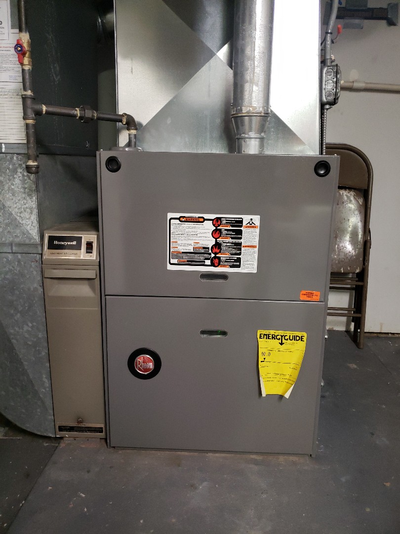 Perform furnace maintenance and furnace tune up on Rheem furnace located near you in Glenview Illinois. Needs igniter. Perform humidifier maintenance and humidifier cleaning. Call North Shore Heating and Cooling located near you in Glenview Illinois to have your furnace maintenance. Yearly furnace cleaning and furnace maintenance can help extend the life of your equipment and keep your furnace running on cold winter nights when you need it the most. Call today to schedule your furnace tune up at 847-729-1040 or visit us at www.northshoreheatingandcooling.com