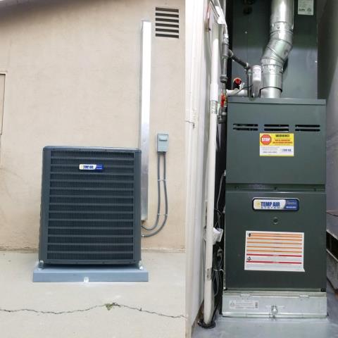 Installing a brand new Temp Air System Signature Series in Simi Valley for a wonderful family. Installation included duct system replacement.