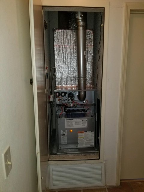 Replaced a Gas Furnace in the city of Fountain Valley, CA.