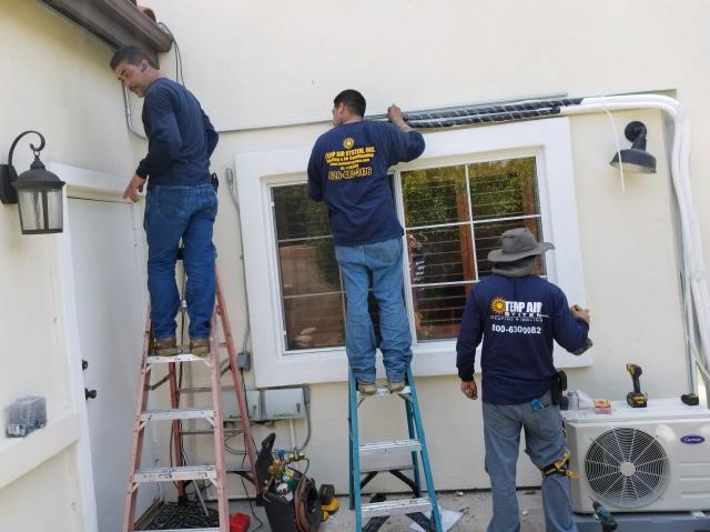 Anaheim, CA - Replaced the condenser, coil, and the furnace. We also installed a new Mini Split in the Mendoza home in the city of Anaheim, CA. Anaheim, CA - Replaced the condenser, coil, and the furnace. We also installed a new Mini Split in the Mendoza home in the city of Anaheim, CA.