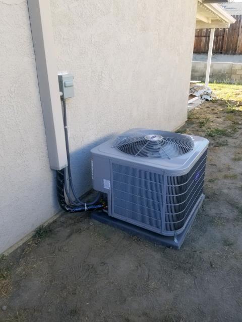 Replaced the condenser, coil, and the furnace in the city of Ontario, CA.