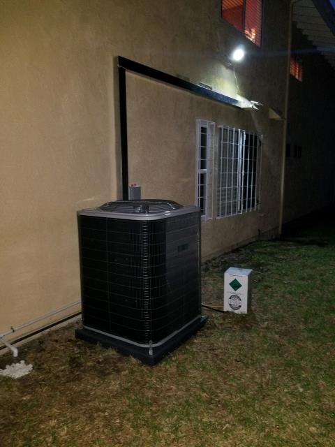 Replaced the condenser, coil, and the furnace in the city of Rancho Palos Verdes, CA.