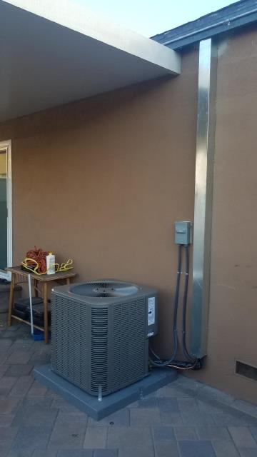 Replaced the condenser, coil, and the furnace in the city of Lawndale, CA.